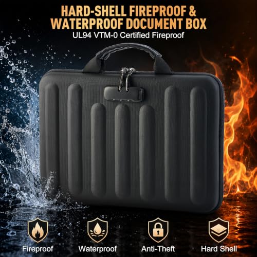 Hard-Shell Fireproof Document Box, UL94 VTM-0 Certified - Image 7