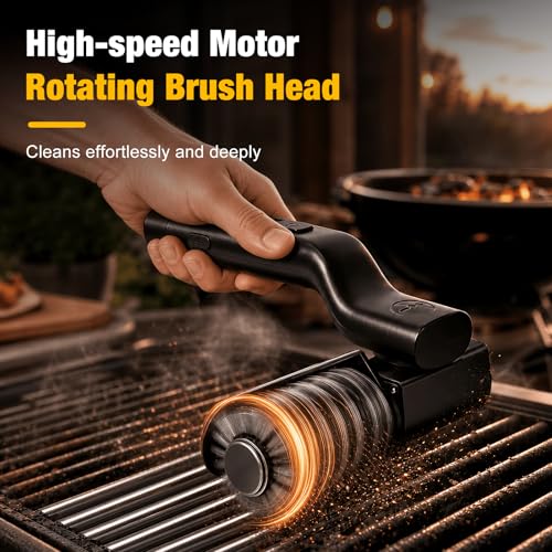 Electric Grill Brush Rechargeable BBQ Cleaning Brush - Image 3