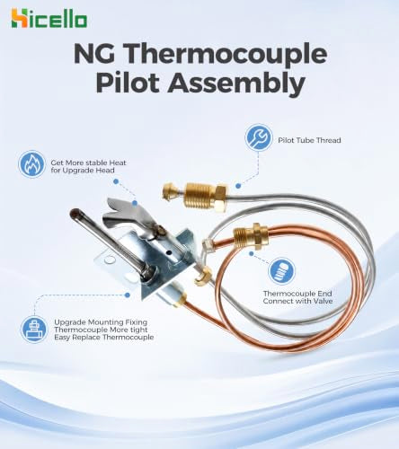 161156 Pilot Burner Assembly Compatible with Suburban SW6P SW10P - Image 3