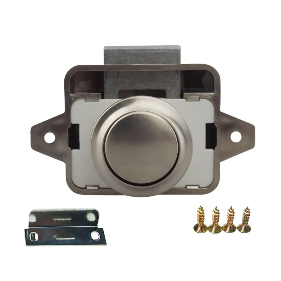 Encell Set of 5 Push Button Latch Cupboard for RV Camper Motor - Image 1