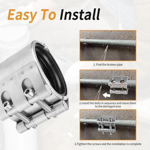 Pipe Repair Clamp Kit -1 Inch 33mm-36mm High Pressure | Hand Tools - Image 5