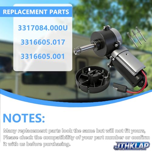 3317084.000U RV Awning Motor Drive Repair Kit,Compatible | Home Repair - Image 3