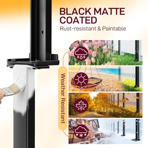 Fence Post Repair Kit for Broken/Leaning/Tilted/Degraded | Home Repair - Image 5