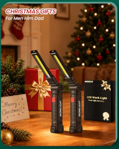 Coquimbo 2 Pack Rechargeable Work Light, Christmas Dad Gifts - Image 3