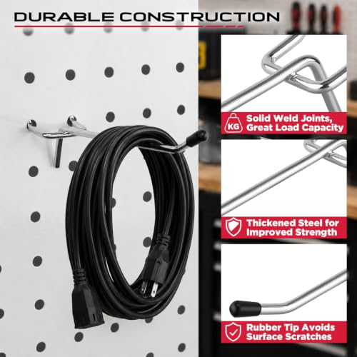 320PCS Pegboard Accessories Kit, Pegboard Hooks Assortment - Image 6