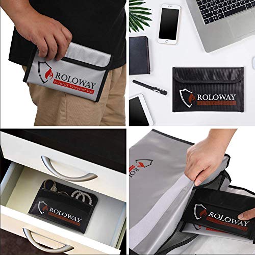 Small Fireproof Bag (5 x 8 inches), Non-itchy Fireproof Money Bag - Image 7