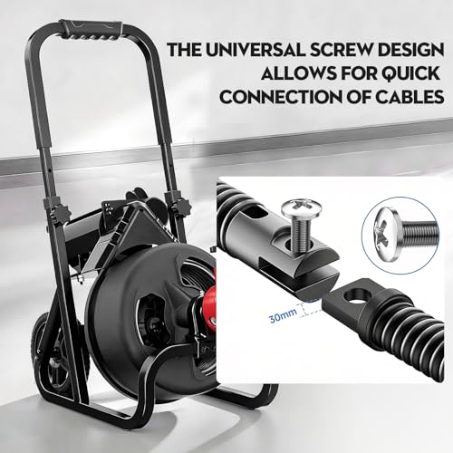 10-Piece Drain Snake Drill Attachment, Cutters Tackle Any - Image 4