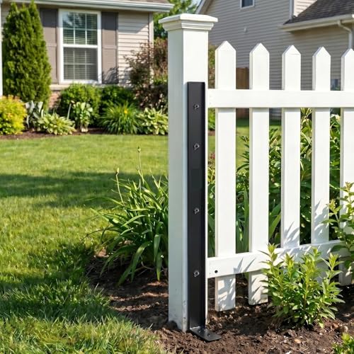 2Pcs Fence Post Repair Kit, Heavy Duty Galvanized | Home Repair - Image 3