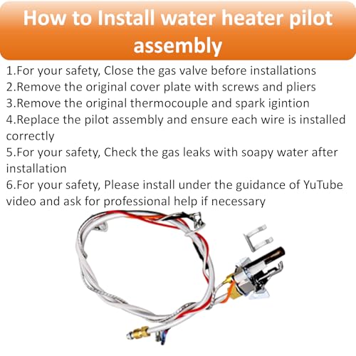 Long Term Heating Function 100112330 Water Heater Pilot Assembly - Image 6