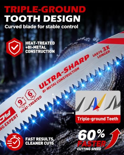 9 Inch Japanese Teeth Reciprocating Saw Blades, Arc Edge - Image 4