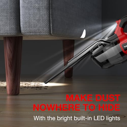 Cordless Vacuum Compatible with Milwaukee 18V Battery, Handheld - Image 4
