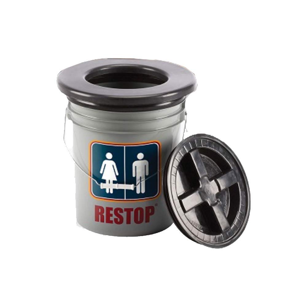 Portable Toilet Commode with Flexible Foam Toilet Seat | Home Repair - Image 1