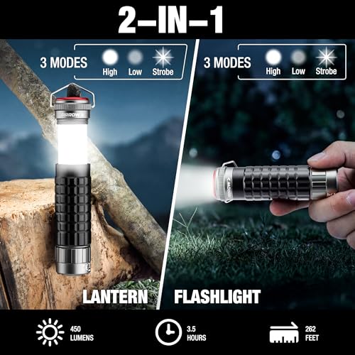 Arrow 2-in-1 Portable Camping Lantern and Flashlight with 3 Modes - Image 7