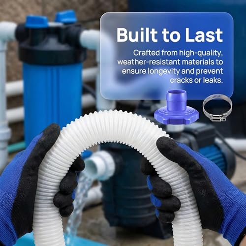 25016 Above Ground Pool Skimmer Hose and Adapter B Kits 11238 - Image 6