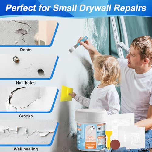 Drywall Repair Kit, Drywall Patch Repair Kit with 8.8OZ | Home Repair - Image 6