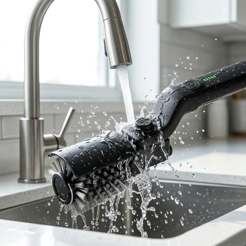 Upgraded Electric Grill Brush, Cordless Rechargeable Grill - Image 3