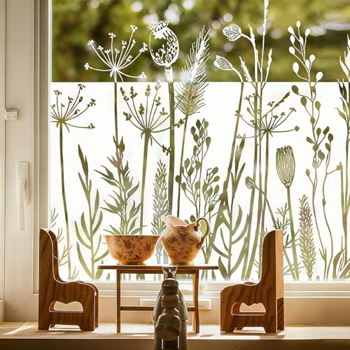 Stained Glass Window Film, Window Film Decorative, 17.5 x 78.7 in - Image 2
