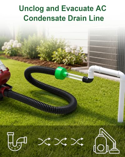 AC Drain Line Cleaner, HVAC Condensate Drain Cleaner with Clear - Image 5