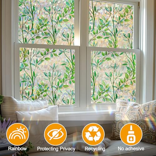 Window Privacy Film Stain Glass Window Film Rainbow Window - Image 7