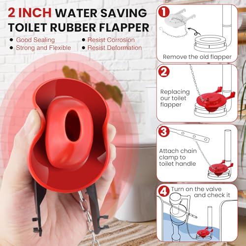 Universal Toilet Flusher Replacement Kit, Fill Valve - Image 6
