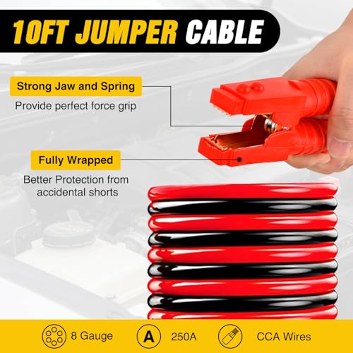 Nilight Car Emergency Kit with Jumper Cable, First Aid Kit - Image 4