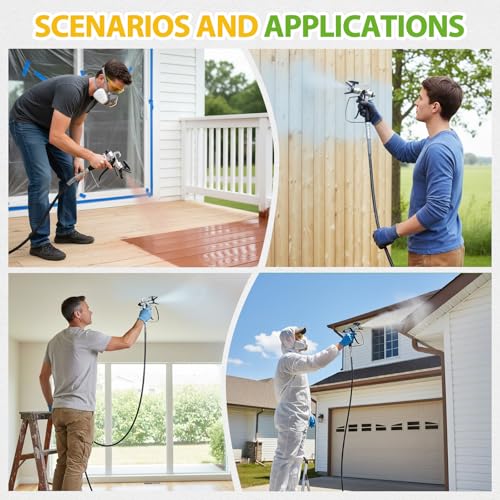 PHALANX 3000PSI Airless Paint Sprayer 780W High Pressure | Home Repair - Image 5