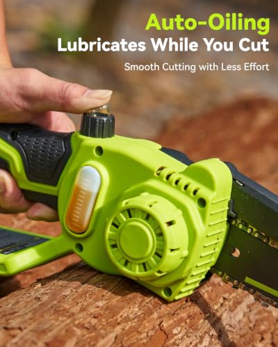 Mini Chainsaw Cordless, 8 Inch & 6 Inch Electric Chainsaw - Image 7