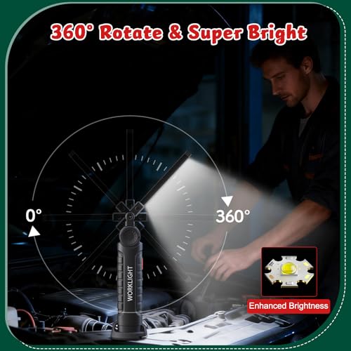 LNRYY 4Pack Magnetic Work Light, Christmas Tools Gifts - Image 4