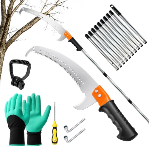 [Upgraded] 14FT 2-in-1 Pole Saw for Tree Trimming - Image 2