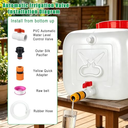 Youlina Gallon Water Tank with Faucet, Water Storage - Image 4