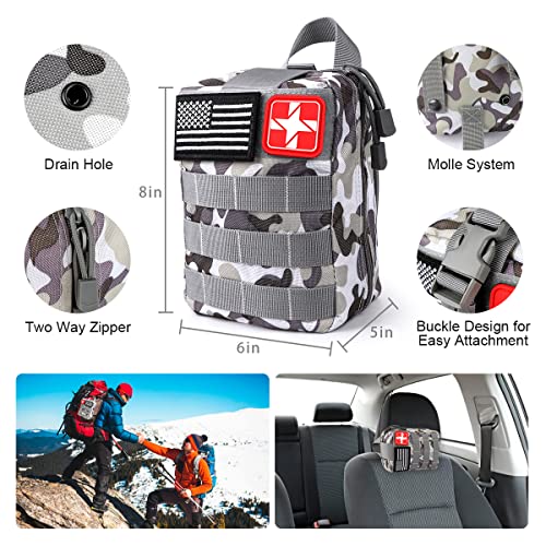 Survival Kit, 251 Pcs Survival Gear Emergency Supplies First Aid - Image 3