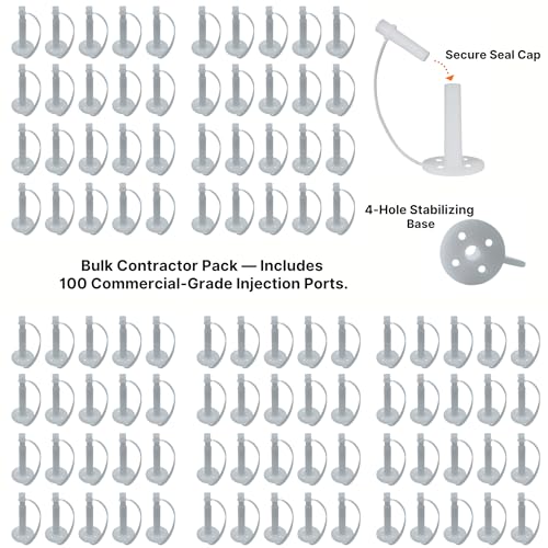 CBG SOURCING 100-Pack Surface Injection Ports | Home Repair - Image 6