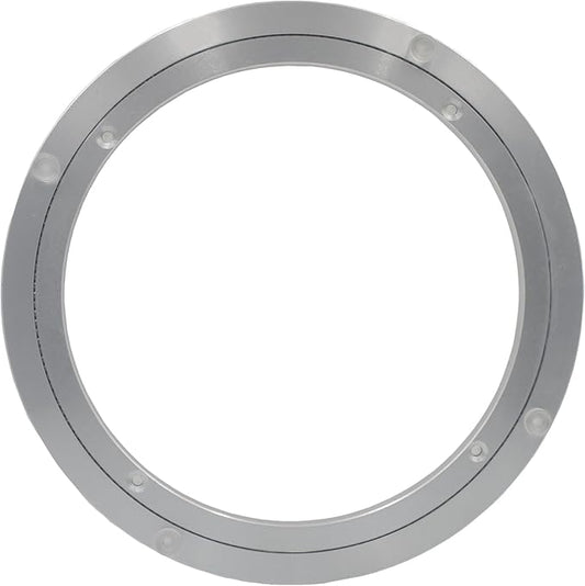 Lazy Susan Non-Slip Bearing Rotating Turntable Bearings Swivel Plate Hardware Aluminum Metal for Dining-Table and Workbench (10 Inchs) … …