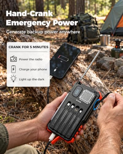 BLAVOR Emergency Radio, NOAA Weather Radio AM/FM - Image 4