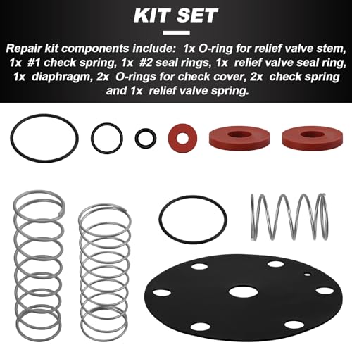 3/4-1" Backflow Preventer Repair Kit Fits for Wilkins Zurn - Image 7
