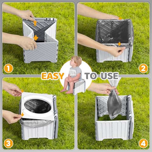 Orzbow Portable Potty Training Chair for Toddler, Travel - Image 7