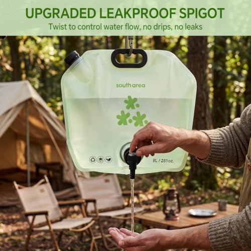Camping Water Container, 2 Gallon Collapsible Water Jug - Image 3