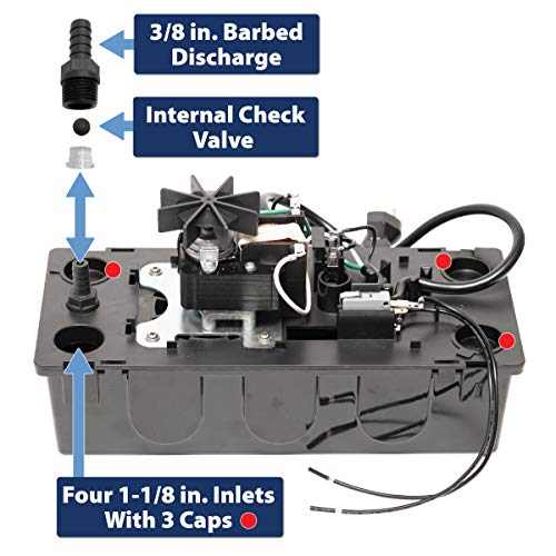 Superior Pump 97154, 65 GPH 1/50 HP Automatic Condensate Pump - Image 5