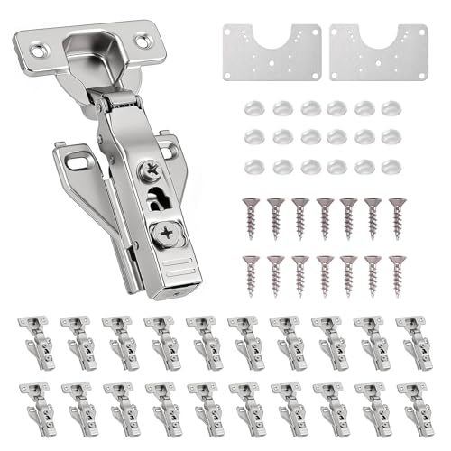 Cabinet Hinges - 50 Pack Soft Close Kitchen Cabinet Hinges - Image 2