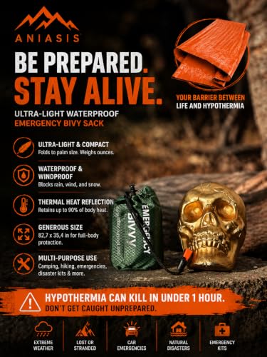Ultra-Light Waterproof Emergency Bivy Sack – Thermal - Image 4