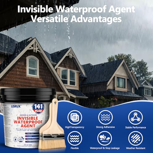 Transparent Waterproof Sealant, 141 Oz Invisible Waterproof Agent - Image 3