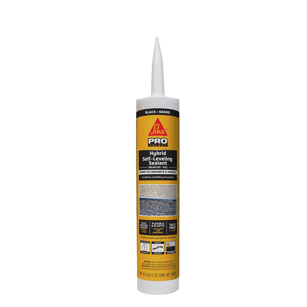 SIKA Sikaflex 411 Hybrid Self-Leveling Sealant Black 10.1 oz - Image 1