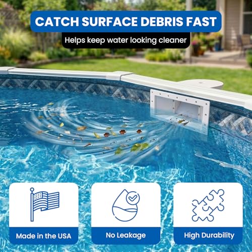 Above Ground Pool Skimmer - Made in USA, Wide Mouth | Home Repair - Image 4