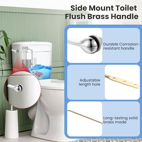 3 Set Toilet Tank Replacement Kit, Fill Valve - Image 7