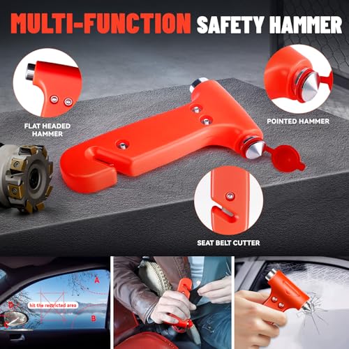 COOGEO 10PC Roadside Emergency Car Kit with Jumper Cables | Hand Tools - Image 6