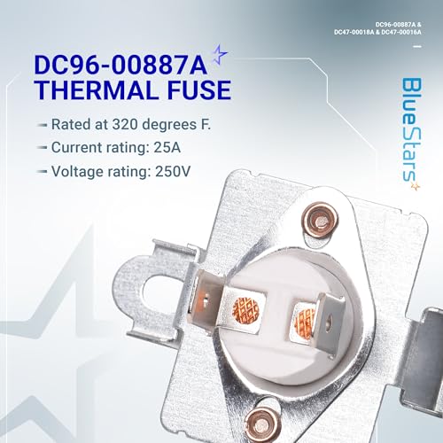 [Upgraded] BlueStars DC96-00887A Dryer Thermal Fuse & - Image 5