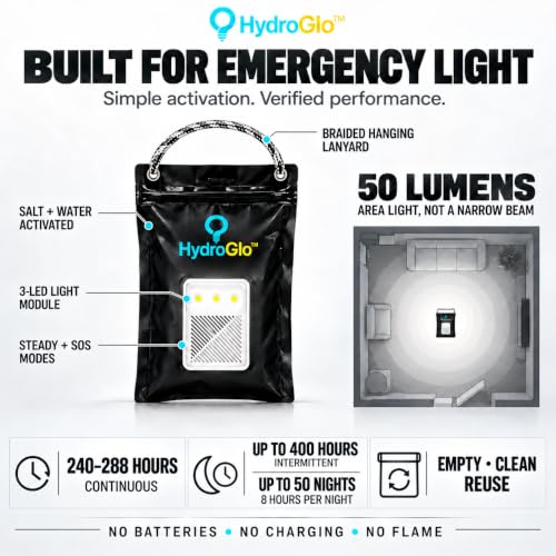 Salt Water Emergency Light Lantern for Power outages When All - Image 6