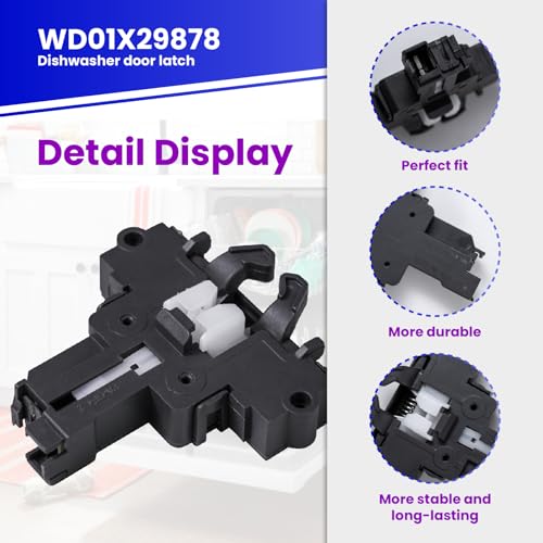 OEM WD01X29878 Dishwasher Door Latch Compatible with GE Hotpoint - Image 6