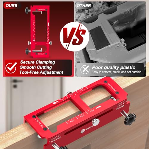 Door Hinge Jig, Door Hinge Template Kit for Router - Image 4