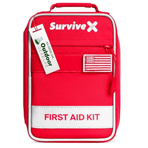 SurviveX Small First Aid Kit, Emergency Kit for 1-2 People - Image 2